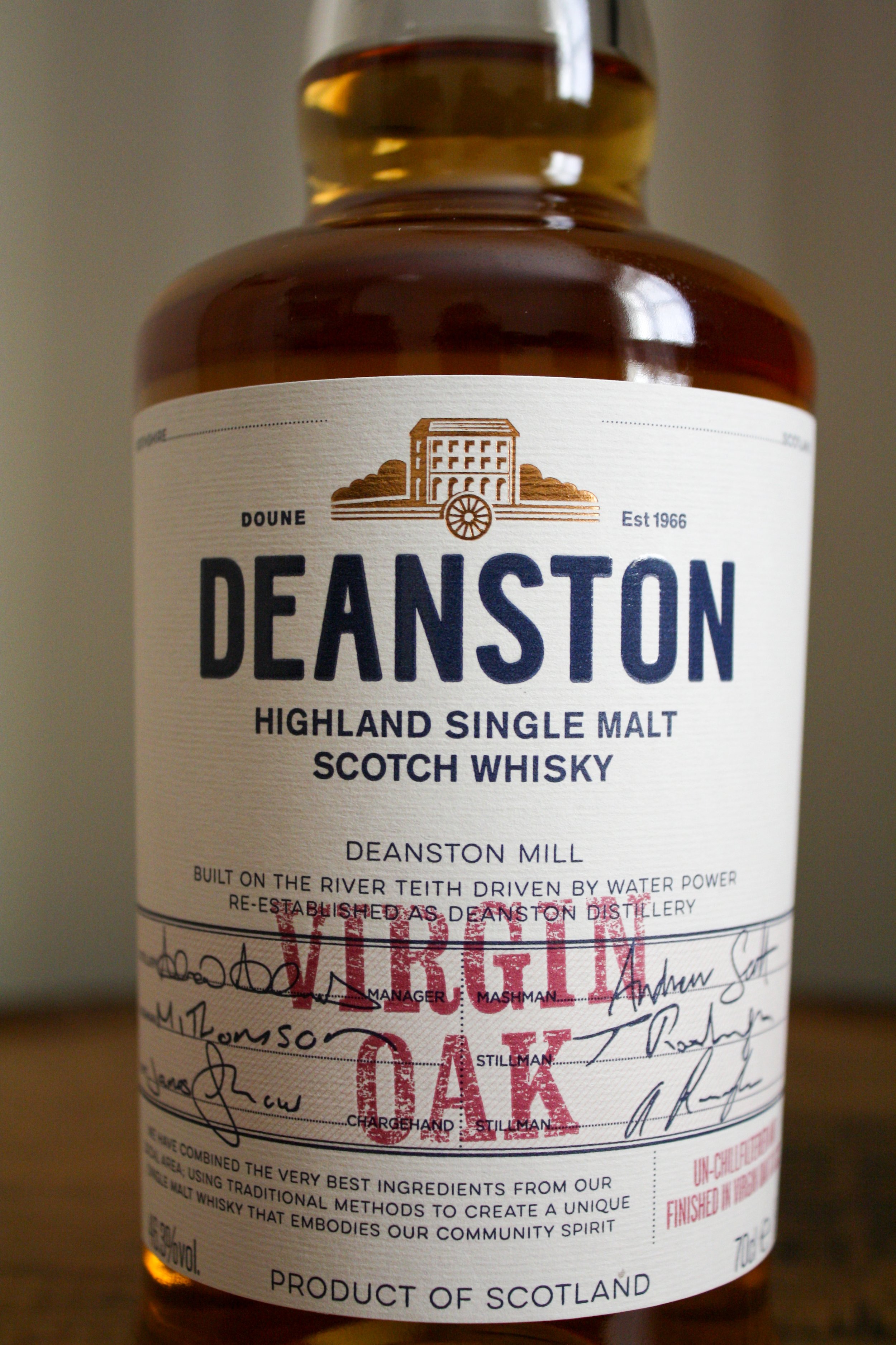 Deanston Virgin Oak — Dramface